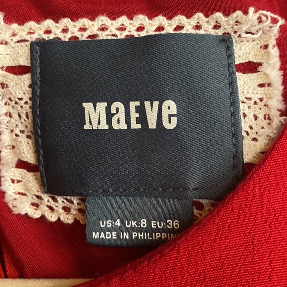 Maeve by Anthropologie Overlapping Tie Top Wide Leg Pant Jumpsuit - Picture 5 of 11